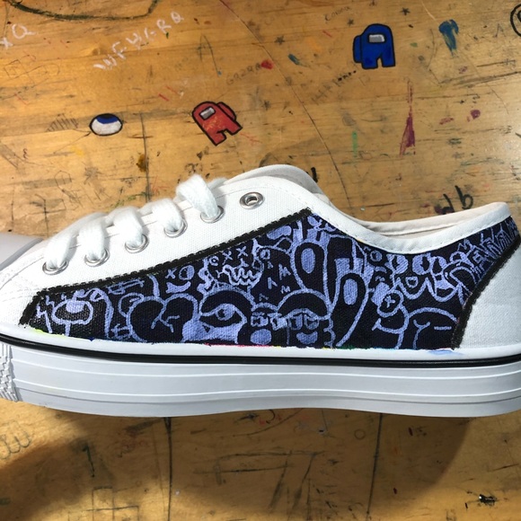 Custom Doodle Women’s Sneakers - Picture 6 of 6
